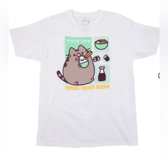 Ripple Junction Unisex Pusheen Noodle Snack Time T-Shirt Sz XL - Picture 4 of 5